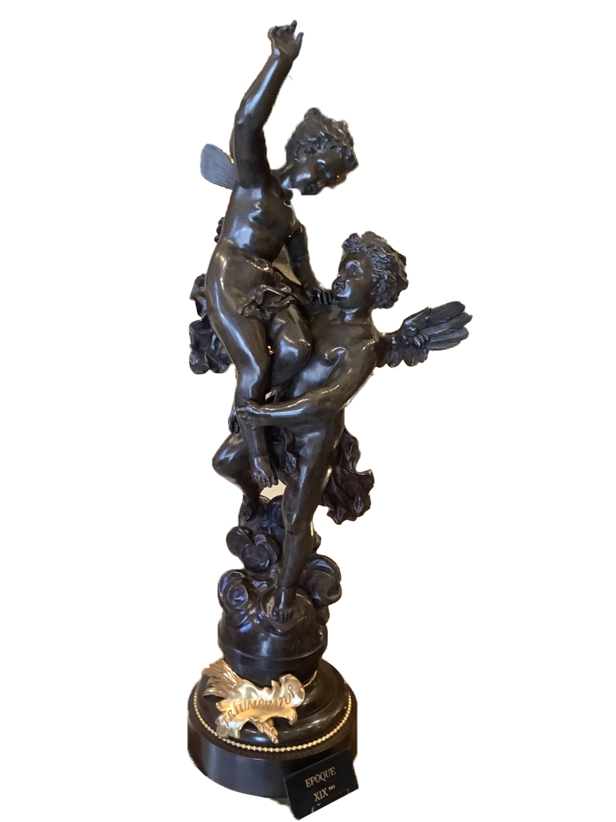 Statue ancienne en bronze par Ernest RANCOULET